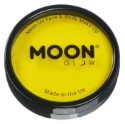 Picture of Neon UV Pro Face Paint Cake Pot - Intense Yellow (36g)