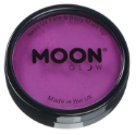 Picture of Moon Glow Neon UV Pro Face Paint Cake Pot - Intense Purple (36g) 