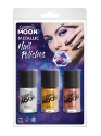 Picture of Cosmic Moon - Metallic Nail Polish Set of 3 (Silver, Gold, Rose Gold ) 