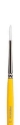 Picture of KingArt 7950 Round White Nylon Brush - #3