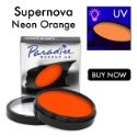 Picture of Mehron Paradise Neon UV Orange Face Paint - Supernova (40g) 