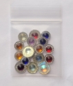 Picture of Double Round Gems Mix - Assorted colors and sizes - 10-12 mm  (18 pc.) (AG-DRM)