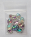 Picture of Double Oval Gems Mix - Assorted colors and sizes - 13-18 mm  (14 pc.) (AG-DOM)