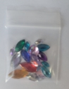 Picture of Pointed Eye  Gems Mix - Assorted colors and sizes - 10-20 mm  (19 pc.) (AG-PEM)
