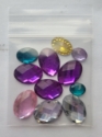 Picture of Oval Gems Mix - Assorted colors and sizes - 14-30 mm  (11 pc.) (AG-OM)