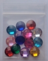 Picture of Round Gems Mix - Assorted colors - 13 mm  (15 pc.) (AG-RGM)