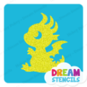 Picture of Cute Dragon Glitter Tattoo Stencil - HP-404 (5pc pack)