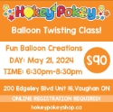 Picture of Balloon Twisting Class - Fun balloon creations - May 21st, 2024
