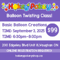 Picture of  Beginners Balloon Twisting Class - Basic Balloon Creations - September 3rd, 2025